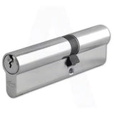 80 mm Pin Cylinder 2C - Satin Steel | High Security Lock Cylinder