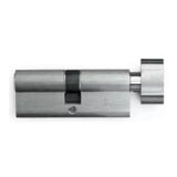 80 mm Pin Cylinder Keyless - Satin Steel | High Security Lock Cylinder