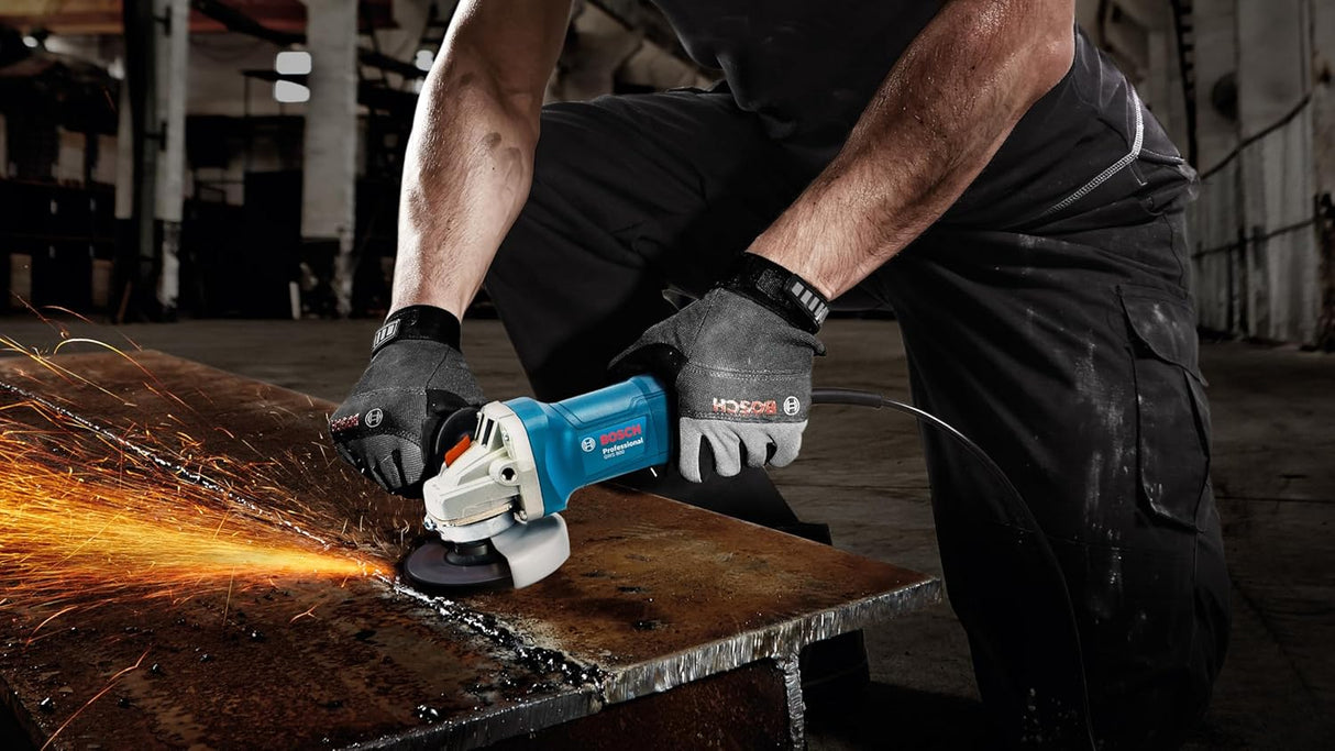 BOSCH Professional GWS 800 with 2 Cutting Wheels & 1 Grinding Wheel Corded Electric Angle Grinder with 1 Year Warranty