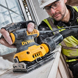 DEWALT DWE6411-B5 230Watt 1/4 Inch Sheet Palm Grip Sander-Perform and Protect Shield