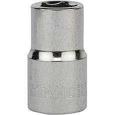 Stanley 4 mm, 1/4 Inch Sq. Drive Chrome Vanadium Steel 6 Point Standard Socket