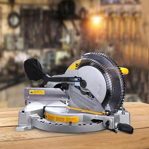 DEWALT DWS715 1600W 305mm Single Bevel Mitre Saw and 60T TCT blade