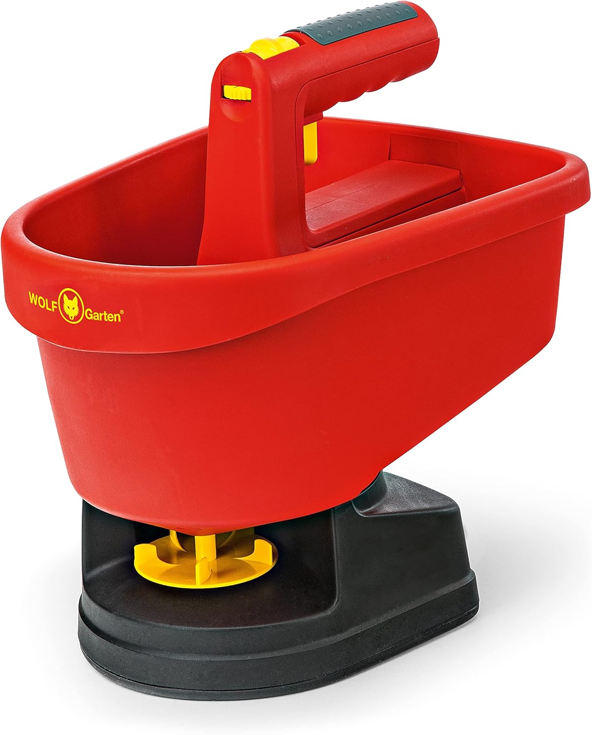 Wolf-Garten "WE-B Hand Spreader, Red/Yellow/Black, 23.5x29.5x30 cm