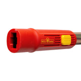 WOLF-Garten 71BED013650 ZM-v4 Vario Aluminium Handle - Red & Yellow