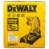 Dewalt DW871 2200 Watt 355mm Corded Electric Heavy Duty Chop Saw with Wheel Included