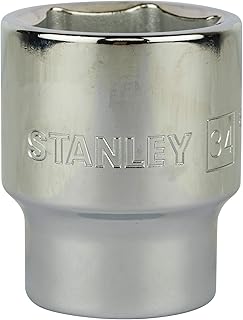 Stanley 19 mm, 3/4 Inch Sq. Drive Standard Sockets 6 Point