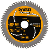 Dewalt DT99564-QZ-XR Extreme RUNTIME 190mm x 30mm 60D Portable Circular Saw Blades