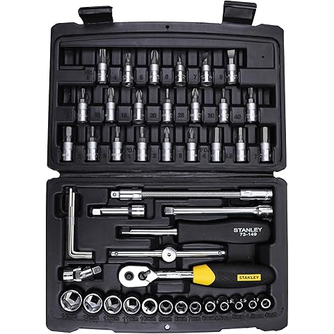 Stanley 19-Pc 3/4" Drive 12PT Metric Socket Set