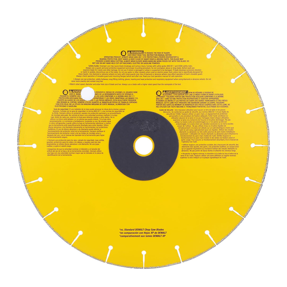 Dewalt DDW8500 14" Edge Chop Saw Blade