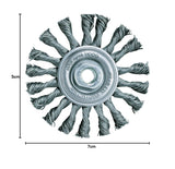 Dewalt 115 mm Stainless Steel Twisted Knot Wire Wheel Brush, DT3502-QZ