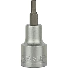 Stanley 4 mm, 1/2 Inch Hexagonal Bit socket