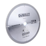 DEWALT DW03225 10" 120T Circular Aluminium Saw Blade for cutting