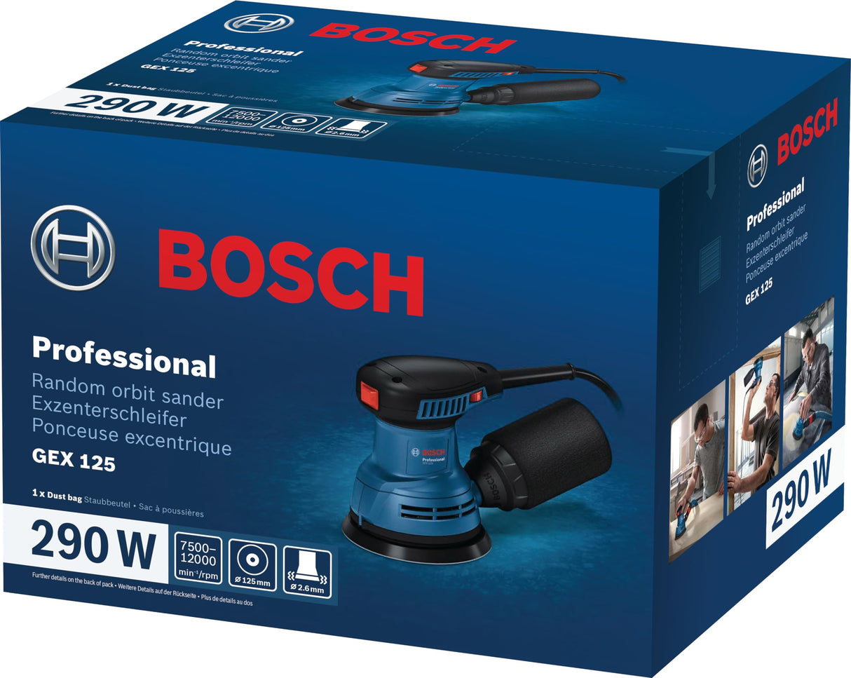 Bosch Professional GEX 125 Corded Electric Random Orbit Sander