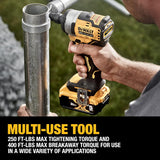 DEWALT DCF911P2 20V MAX* 1/2 in. Cordless Impact Wrench with Hog Ring Anvil Kit