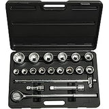 Stanley 19-Pc 3/4" Drive 12PT Metric Socket Set