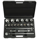 Stanley 19-Pc 3/4" Drive 12PT Metric Socket Set