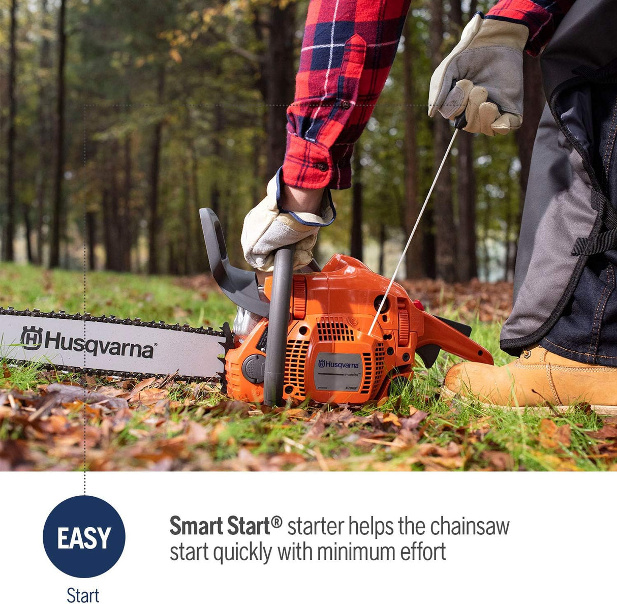 Husqvarna 18 Inch 445E II Gas Chainsaw