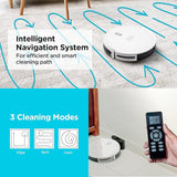 Black+Decker BRVA425B10-IN Alexa & Google Enabled Multi-Utility Robotic Vacuum Cleaner with 2xAAA Batteries | 2000 pa Strong Suction Power I 120 Min Runtime | Smart App & Voice Enabled I White
