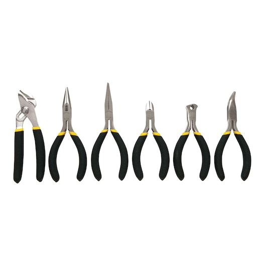 STANLEY 6 pc Bi-Material Mini Plier Set