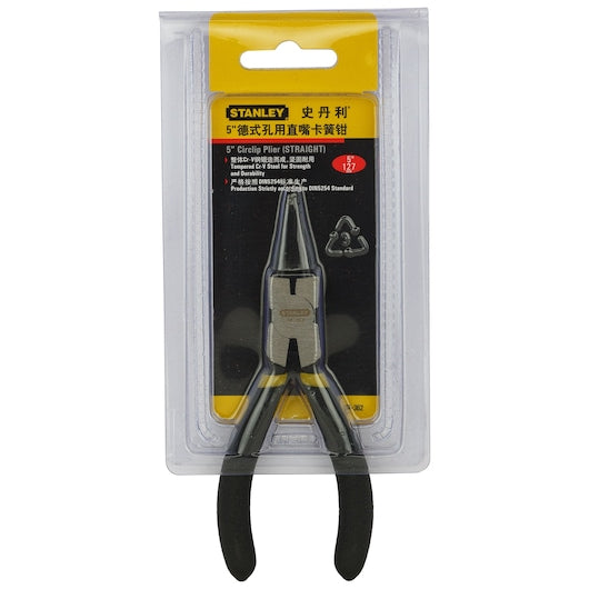 Stanley 5 inch / 130 mm Straight Internal Circlip Plier