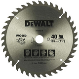DeWalt DT4062 180mm 40T TCT Circular Saw Blade