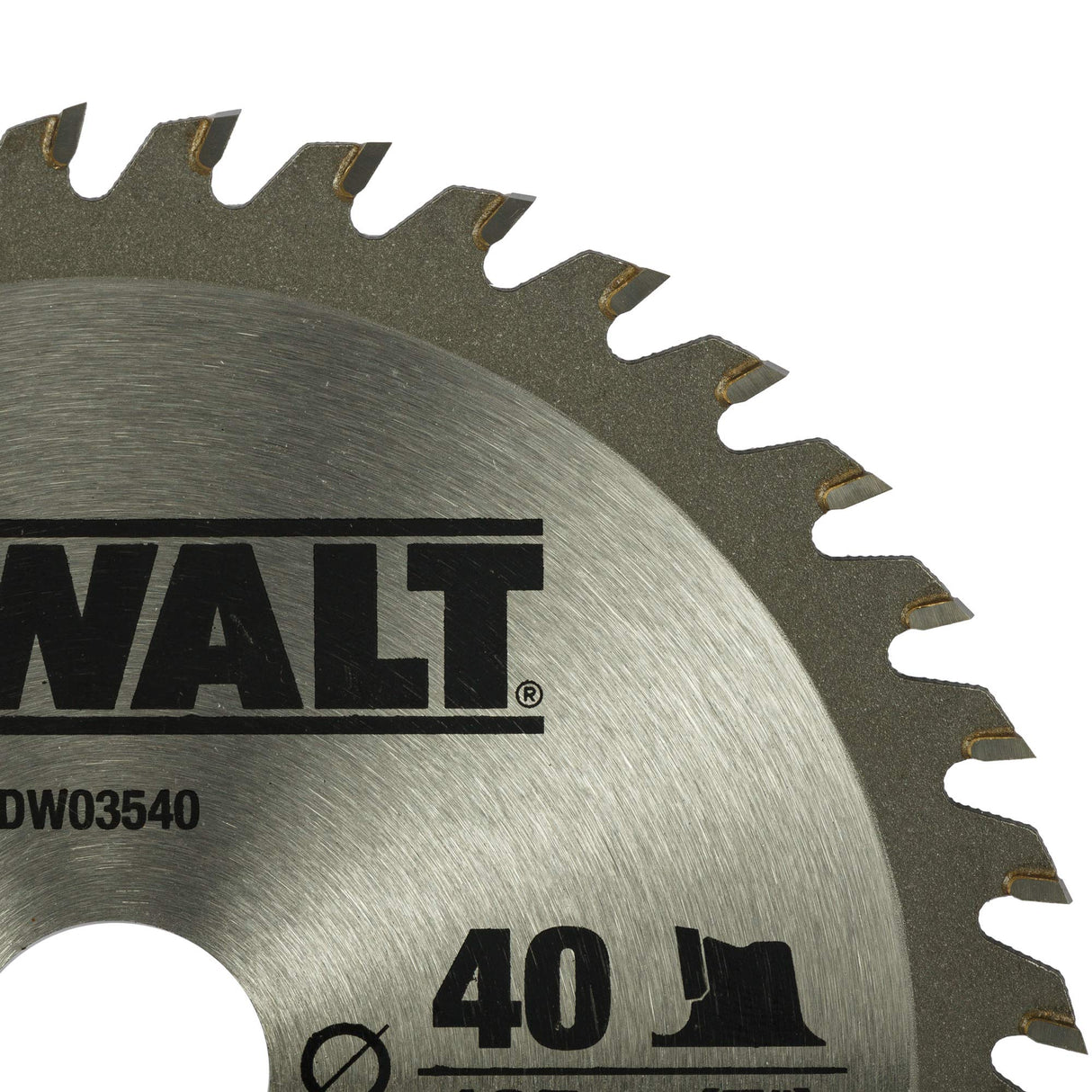 DEWALT DW03540 125mm 40T TCT Circular Saw Blade for cutting MDFPlywood and Laminated Wood