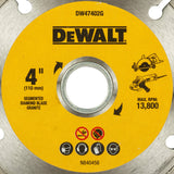 DEWALT DW47402G-IN 4''/110 mm Segmented Diamond Marble Cutting Blade