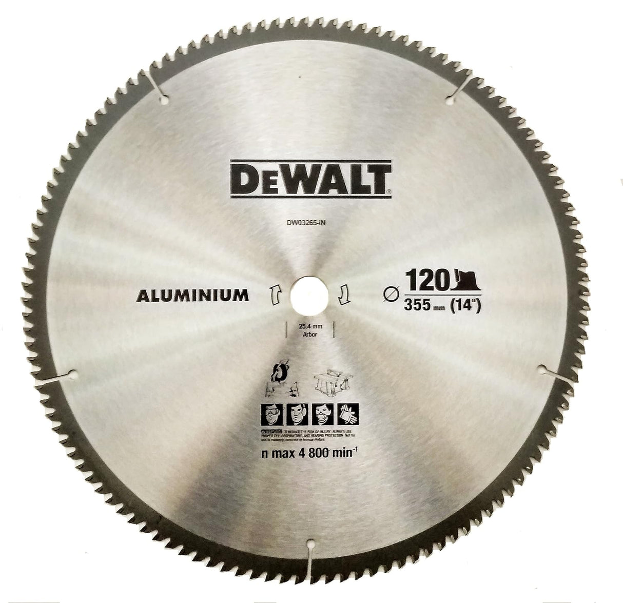 DeWalt DW03265 14" Aluminium Cutting Blade