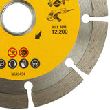 DEWALT DW47502G-IN 5''/125 mm Segmented Diamond Marble Cutting Blade