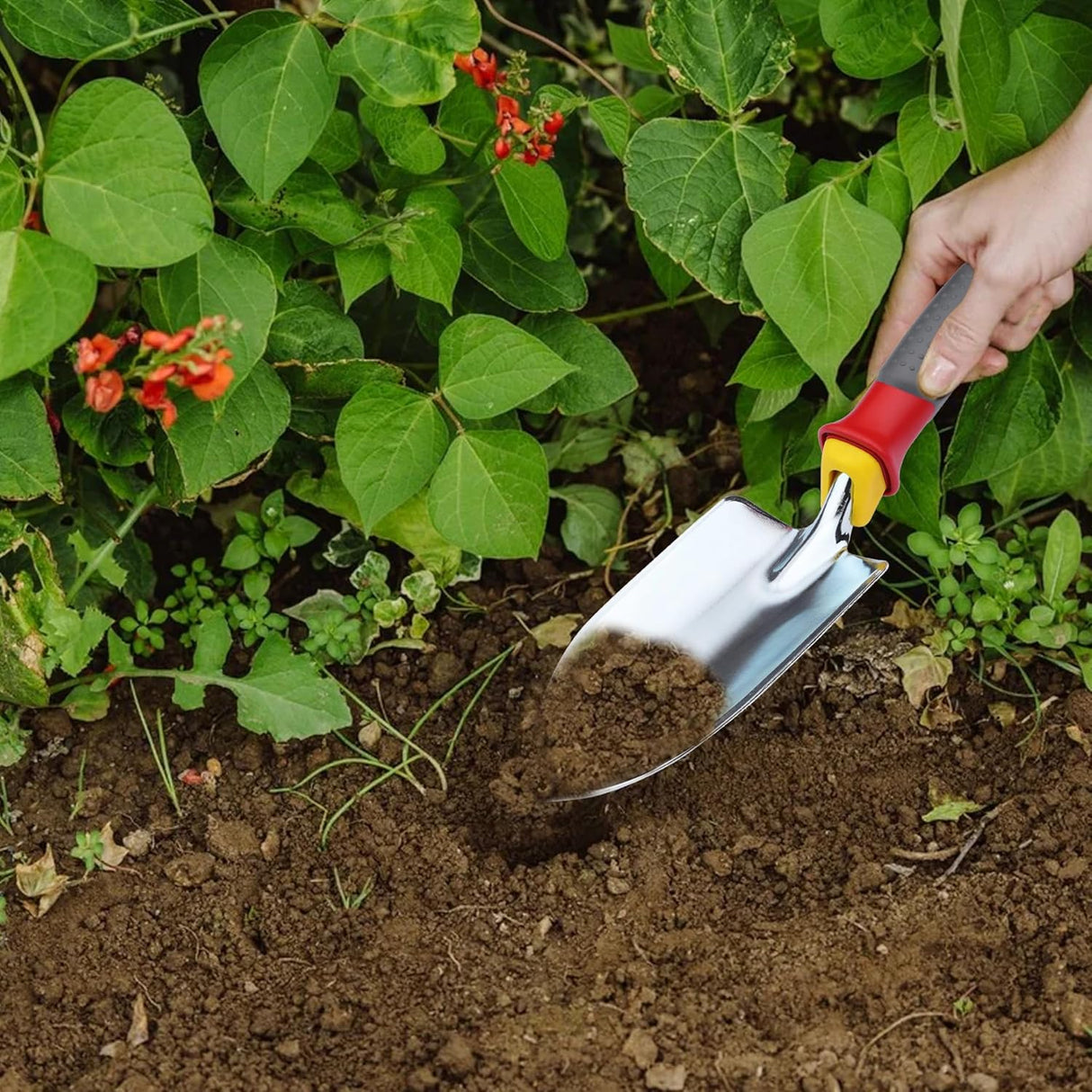 WOLF Garten 2915000 Planting Wide Trowel,Ideal for Gardening Use