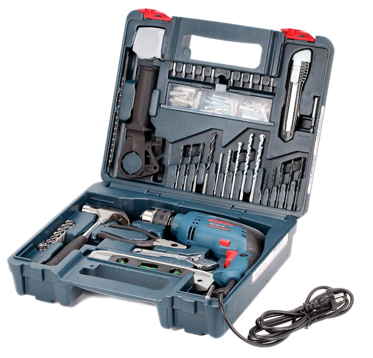 Bosch GSB 600 RE 13mm 600 Watt Corded Smart Drill Kit