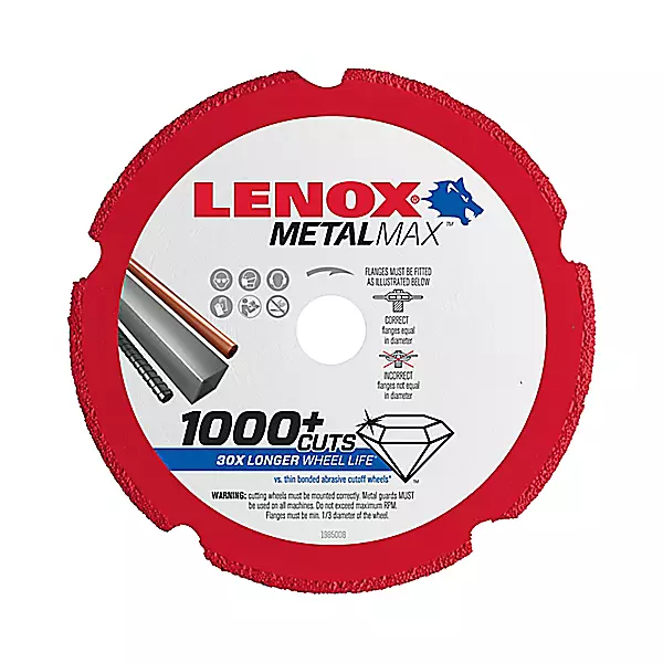 Lenox 9" Diamond Cut-Off Wheel 2.1mm