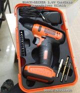 BLACK+DECKER 3.6V Cordless Screwdriver KC3610