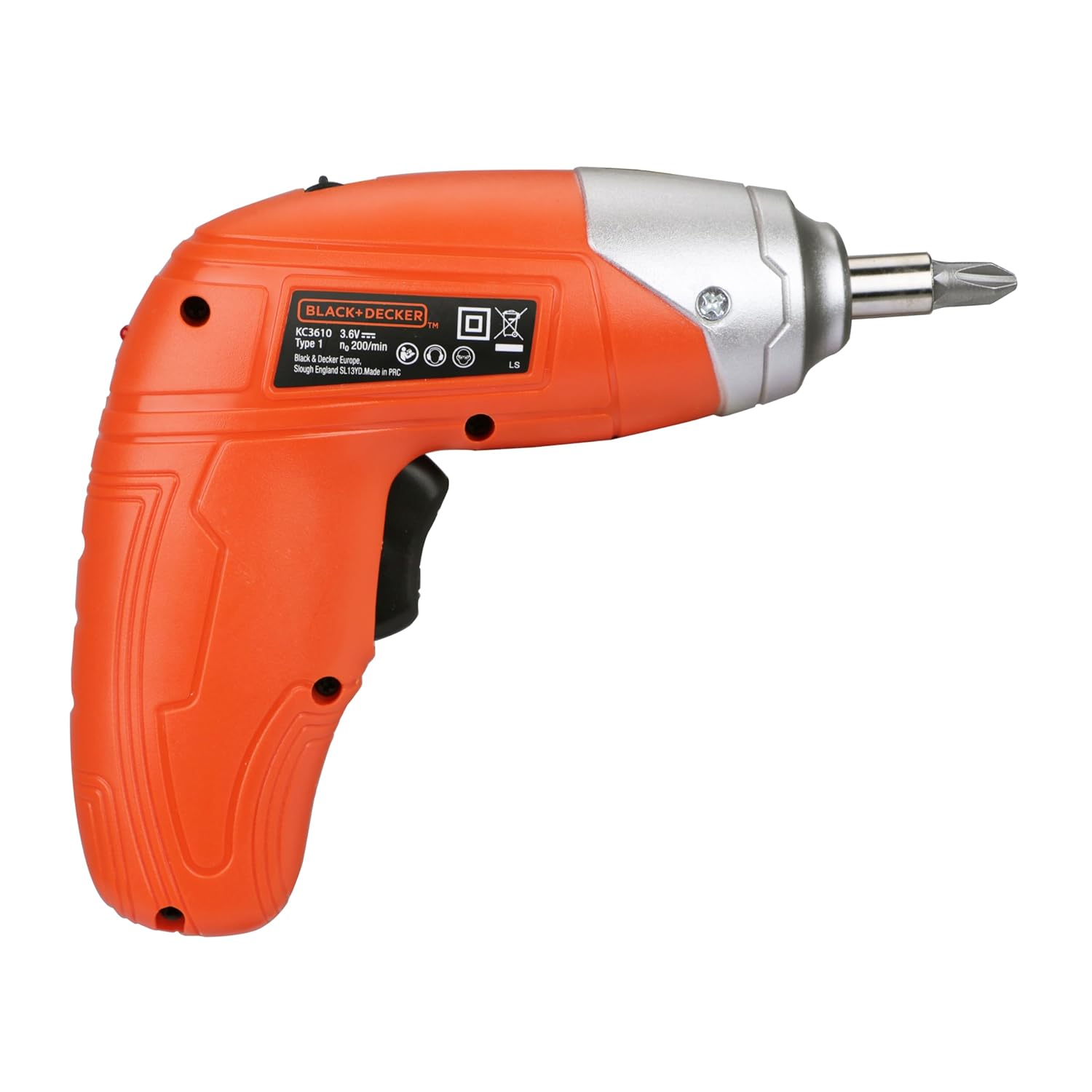 BLACK+DECKER 3.6V Cordless Screwdriver KC3610