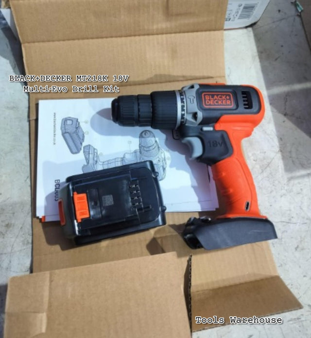 BLACK+DECKER MT218K 18V Multi‑Evo Drill Kit