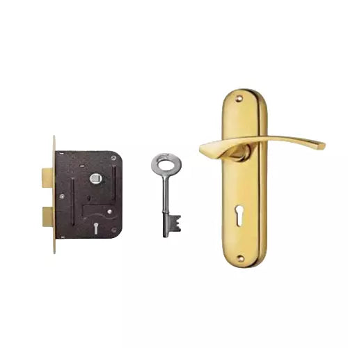 BM 01 175mm Door Handle Set 2C Antique Brass [2856]