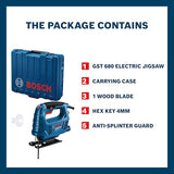 BOSCH Professional GST 680 Corded Electric Jigsaw - Tools Warehouse