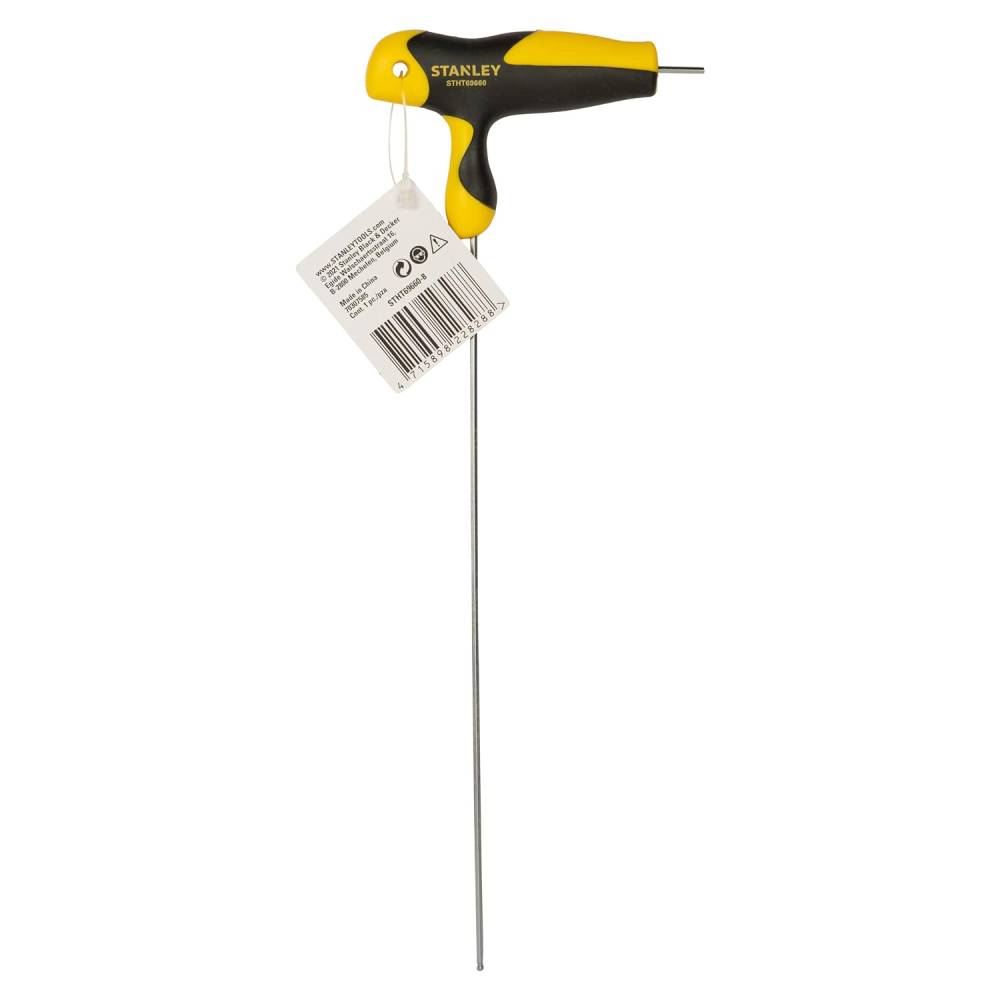 Stanley Ball Head T‑Handle Hex Key Metric - Tools Warehouse