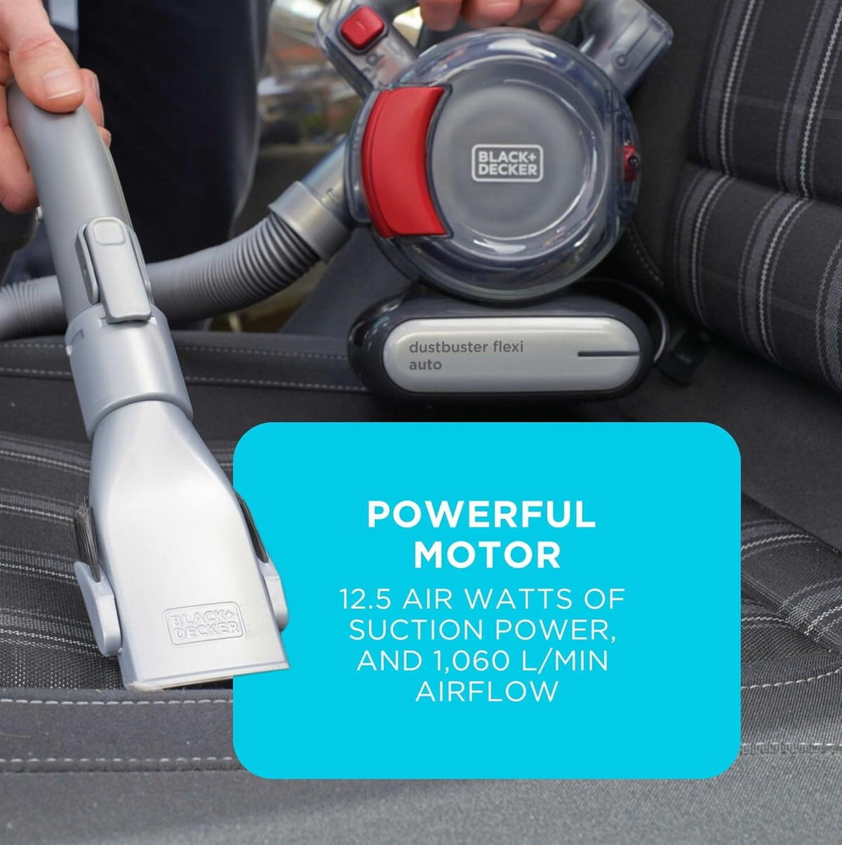 BLACK+DECKER PD1200AV-B1 12V Portable Car Vacuum