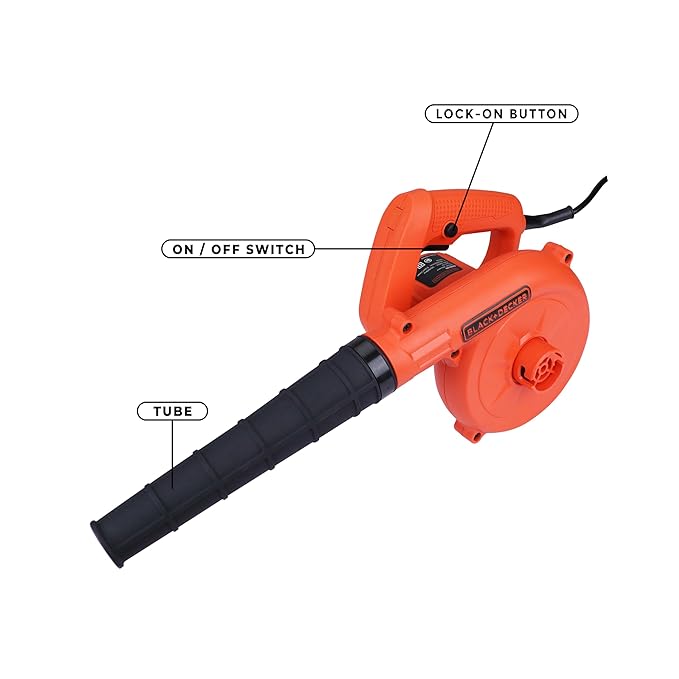 BLACK+DECKER BDB530-IN 530W Blower & Vacuum 2‑in‑1