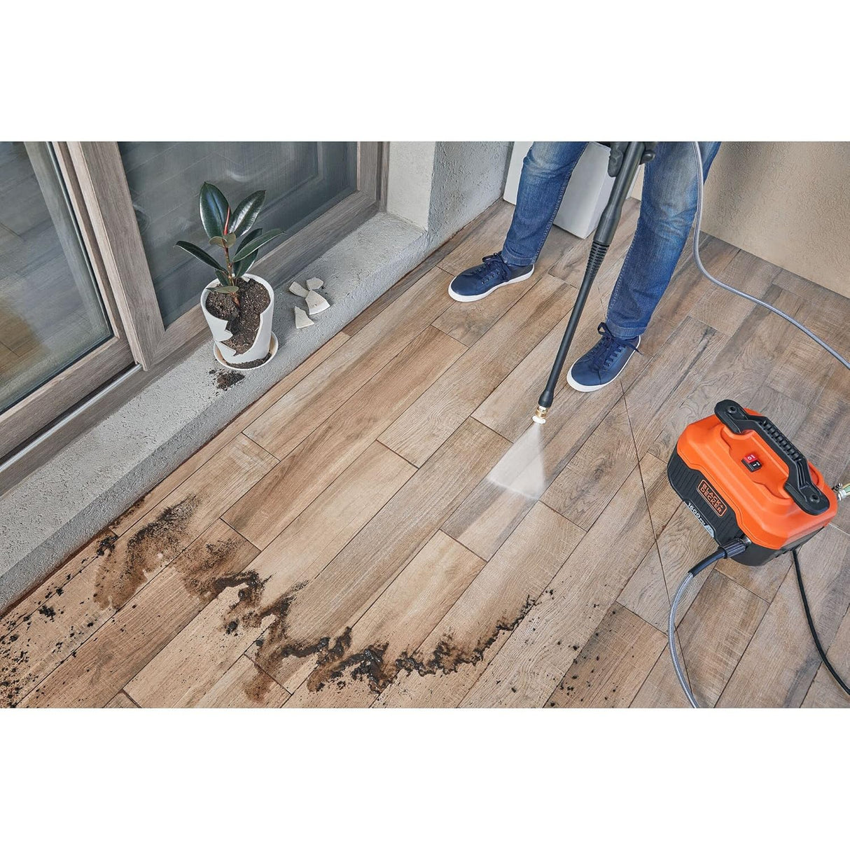 Black+Decker BEPW1600H 1300W 1600PSI Pressure Washer