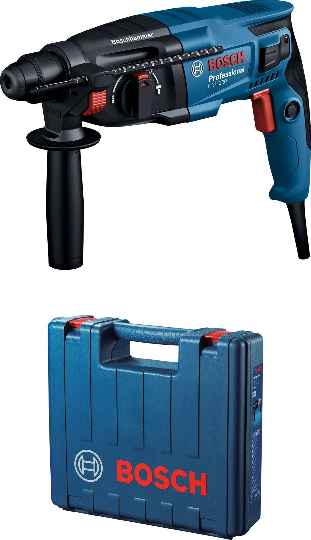 Bosch GBH 220 SDS+ Rotary Hammer Drill Corded - Tools Warehouse