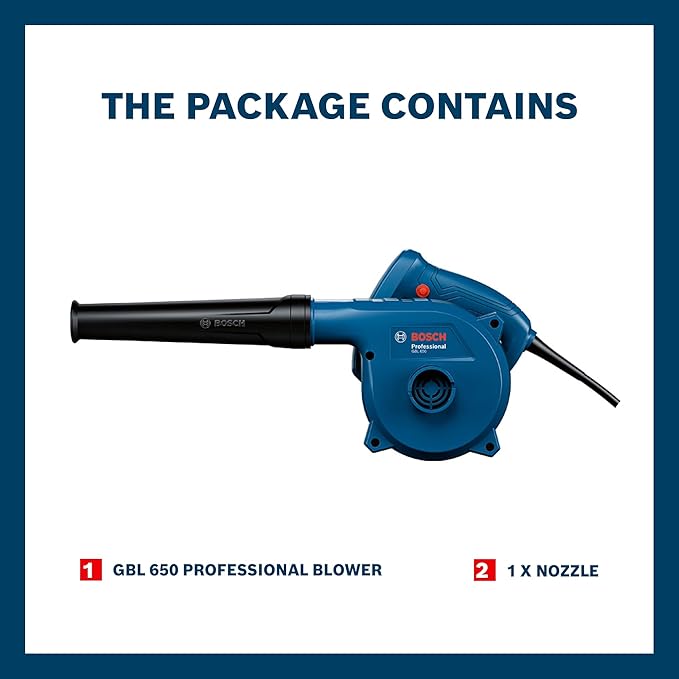 Bosch GBL 650W Air Blower Blue 1Yr Warranty - Tools Warehouse