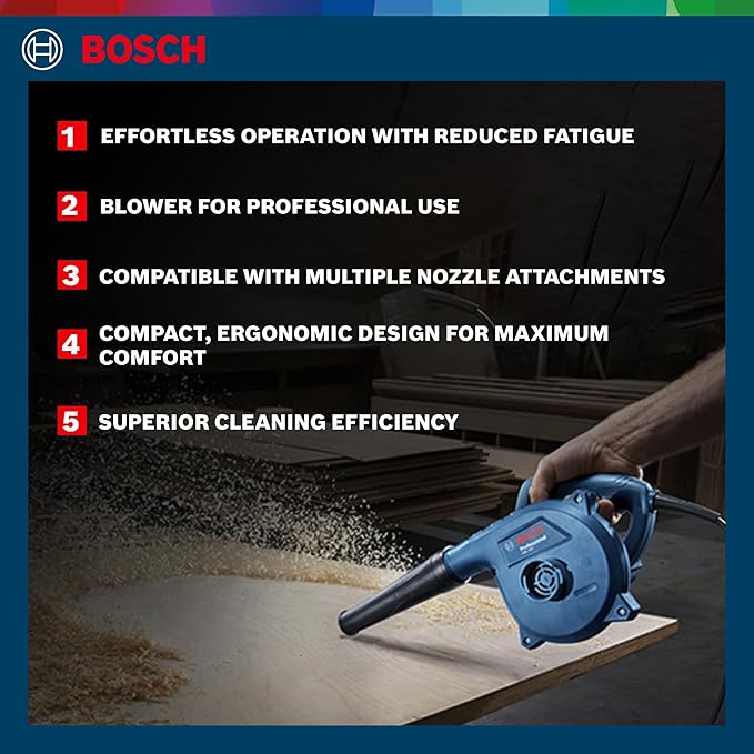 Bosch GBL 650W Air Blower Blue 1Yr Warranty