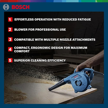 Bosch GBL 650W Air Blower Blue