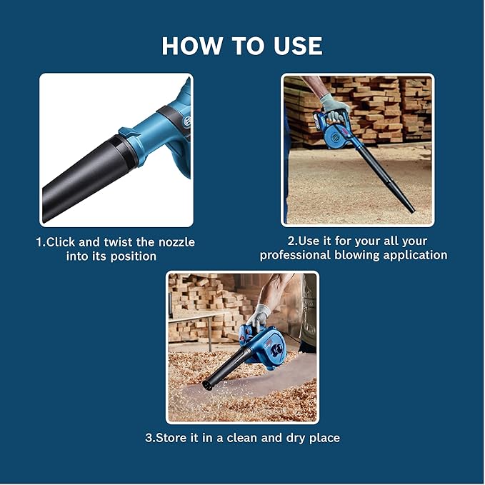 Bosch GBL 82‑270 Pro Blower with Dust Extractor - Tools Warehouse