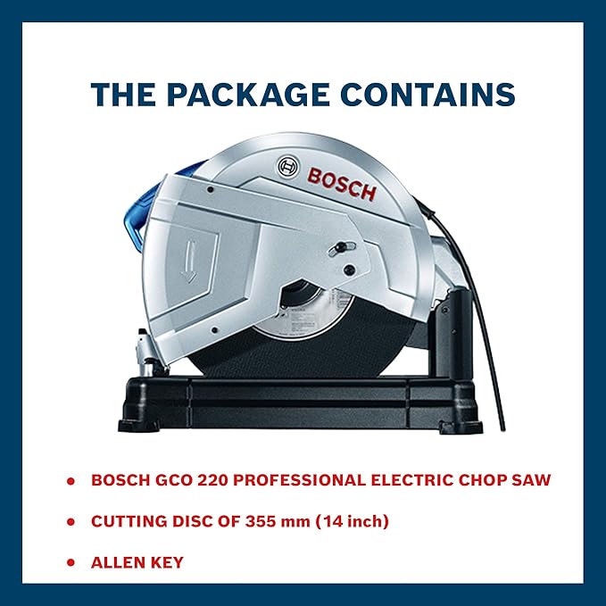 Bosch GCO 220 Corded Metal Chop Saw - Tools Warehouse