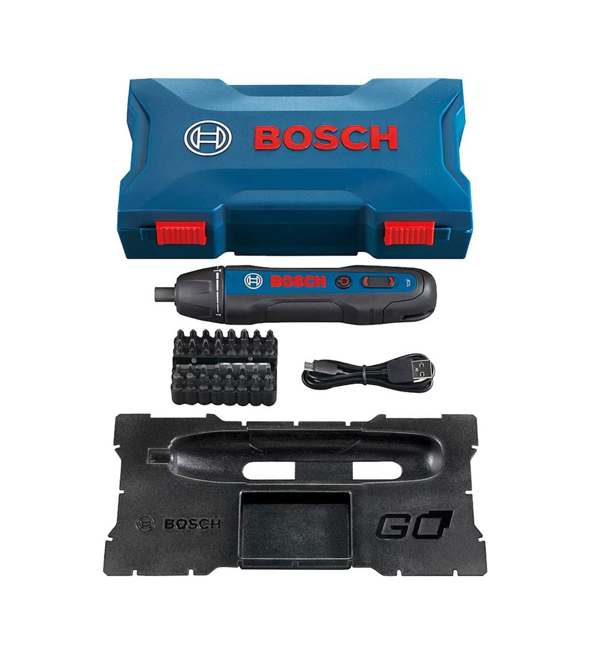 Bosch GO 2.0 Cordless Screwdriver Kit 33 Bits