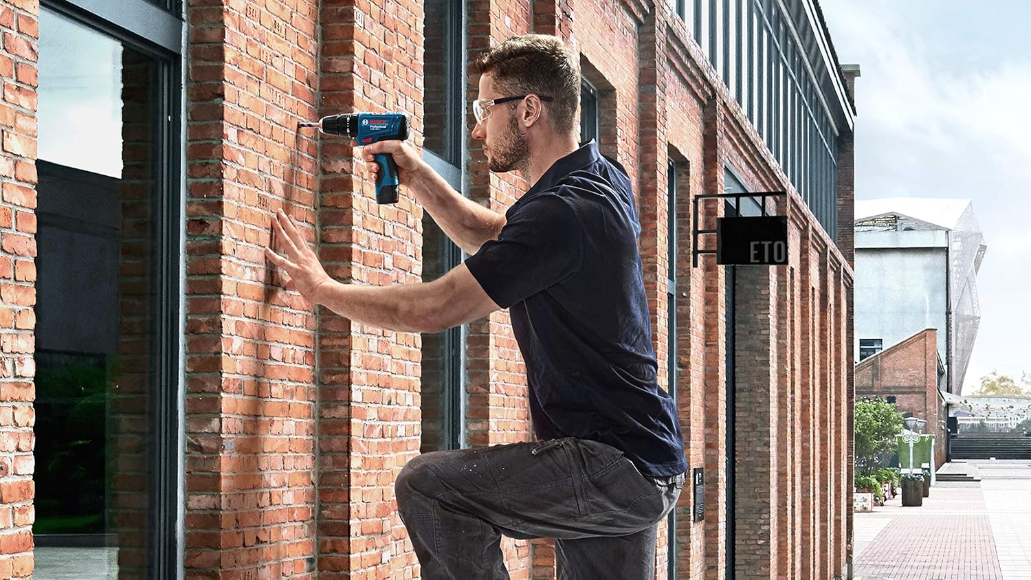 Bosch GSB 120‑LI Cordless Impact Drill Kit Blue - Tools Warehouse