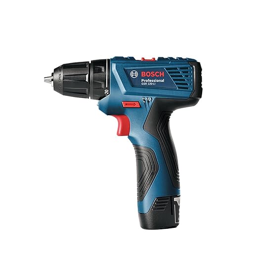 Bosch GSR 120‑LI Cordless Drill Driver Kit Pro